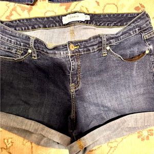 Jean shorts and skirts lot